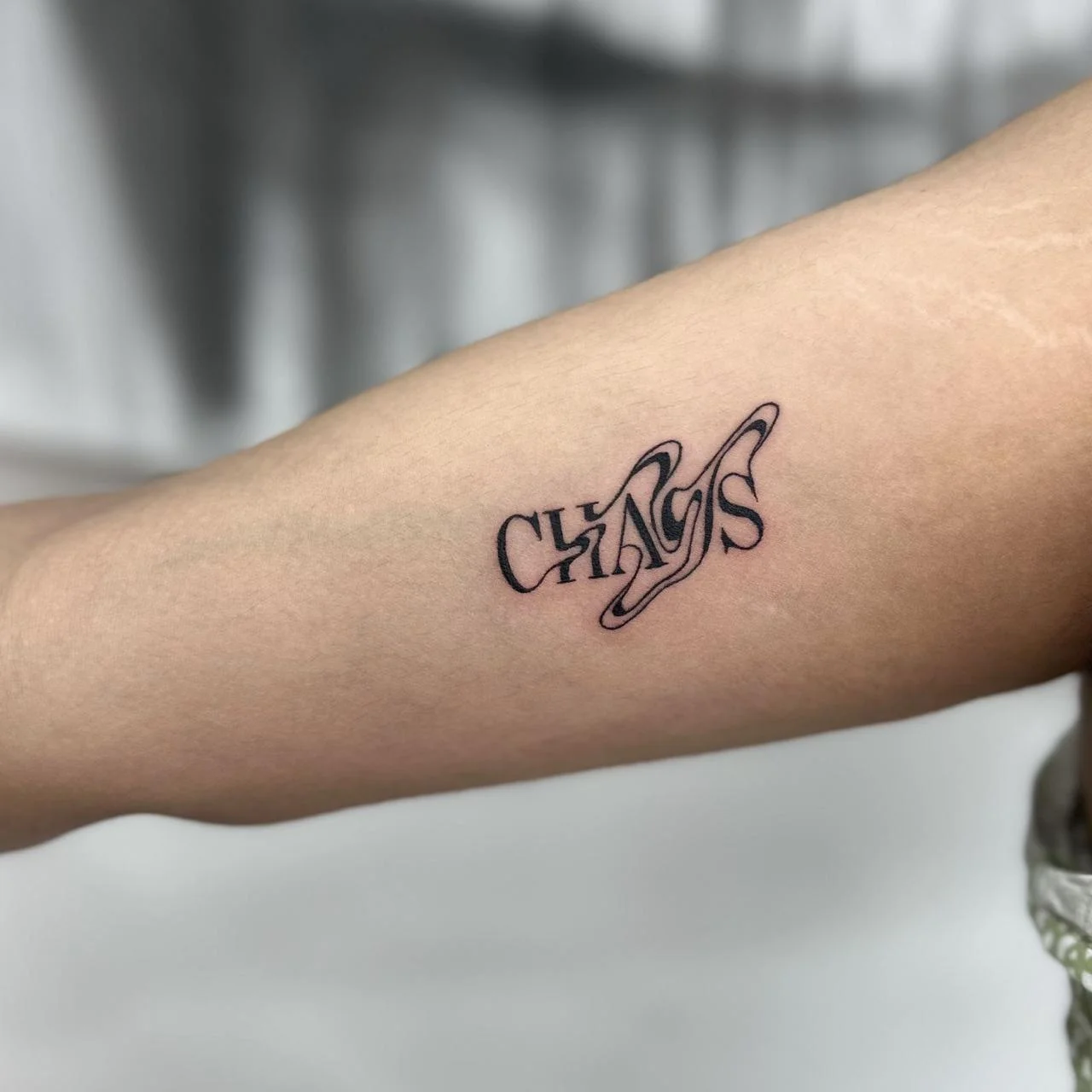 Small Minimalist Tattoo Example in Bangalore - Text Design by Professional Artist