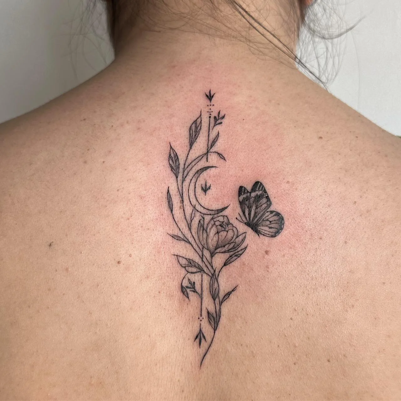 Geometric Flower Butterfly