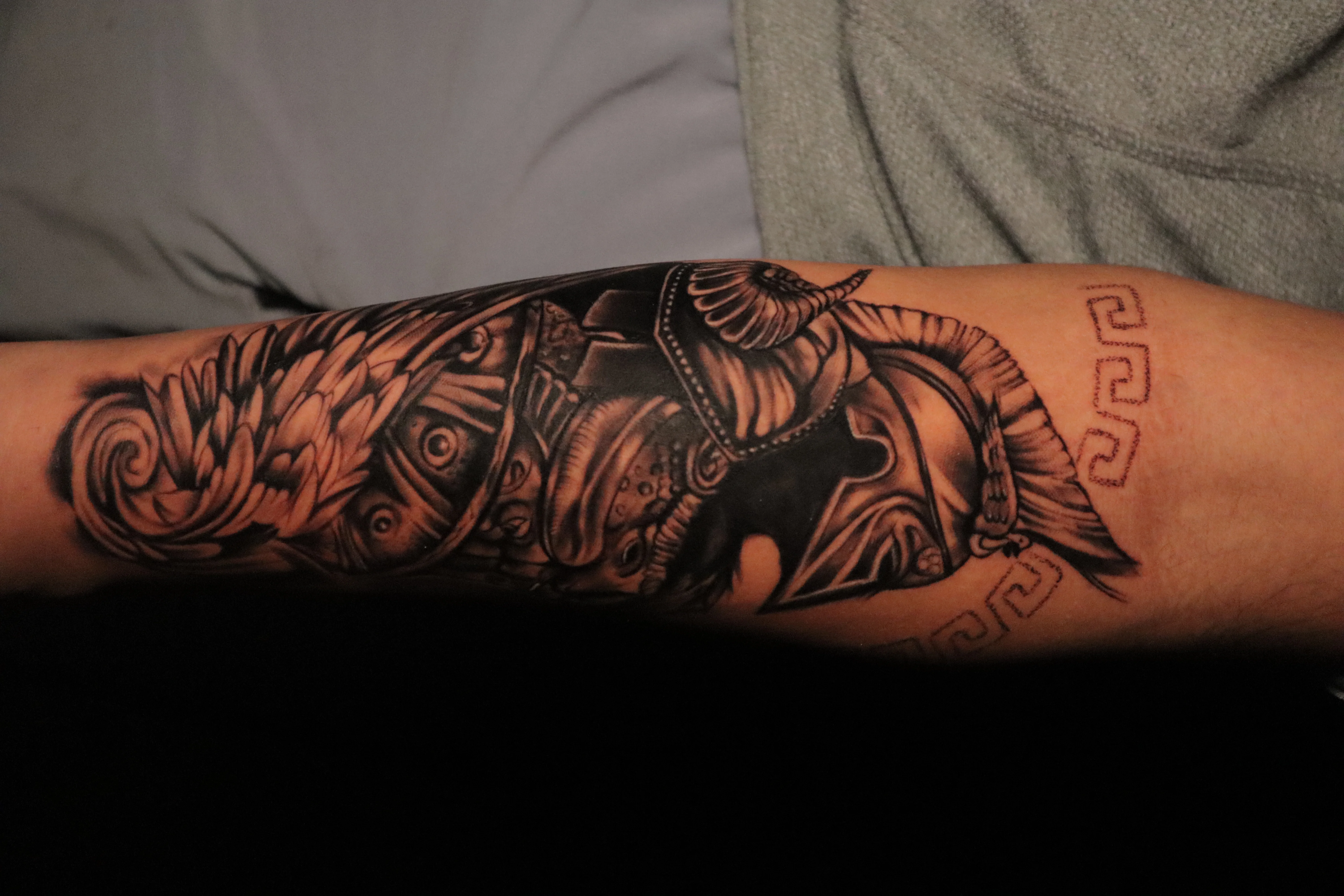 Cover-up Tattoo Service in Bangalore - Professional Warrior Design Transformation