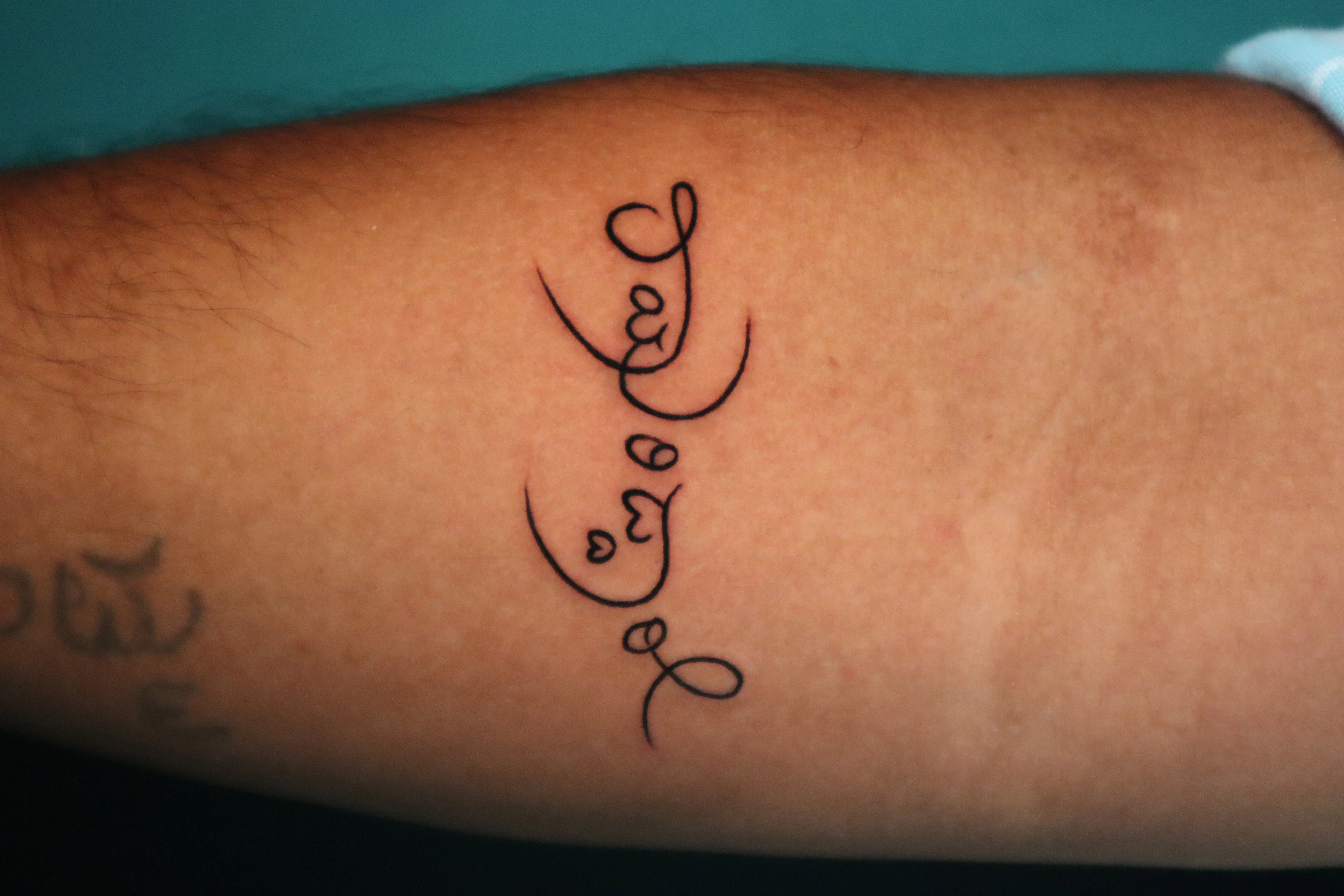 Telugu Text Tattoo in Bangalore - Minimalist Name Design by Professional Artist