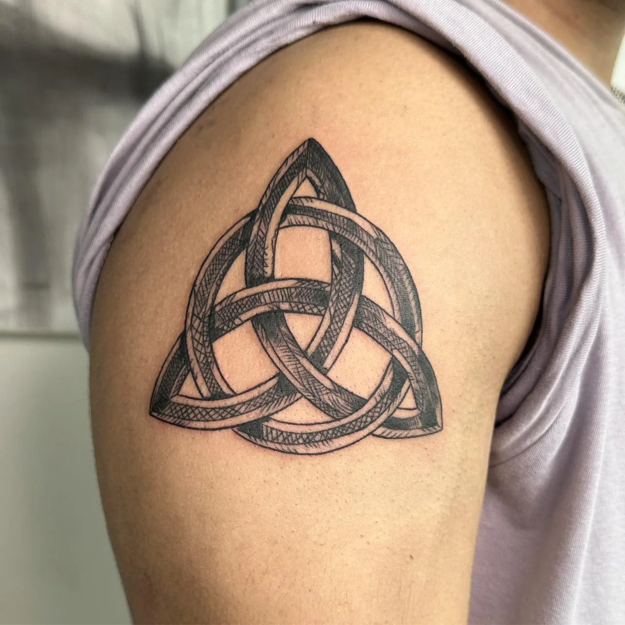 Medium Geometric Tattoo Example in Bangalore - Detailed Life Design